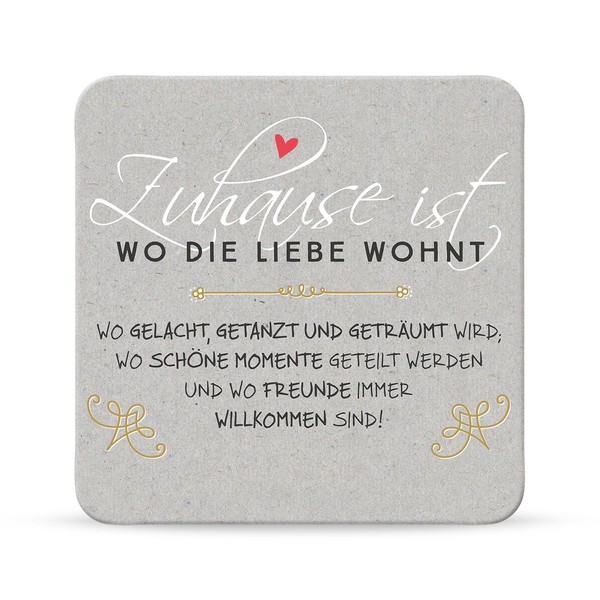 Sheepworld Happy Life 44593 Coaster No. A19, Wo die Liebe