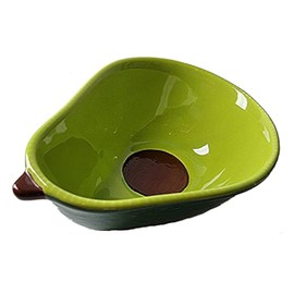 healthy & caring Premium Avocado Bowl Made of High Quality Ceramic - Large Size for Healthy and Stylish Meals - Limited Quantity Available