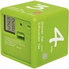 TFA Dostmann Digitaler Tee-Timer, 38.2035.04, ideale Ziehzeit, Tee-Zubehör, Timer, grün,L