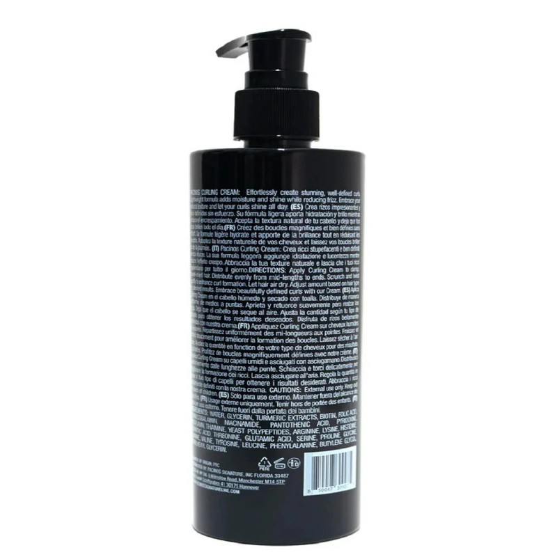Pacinos Curling Hair Cream 10 oz, All Hair Types, Unisex
