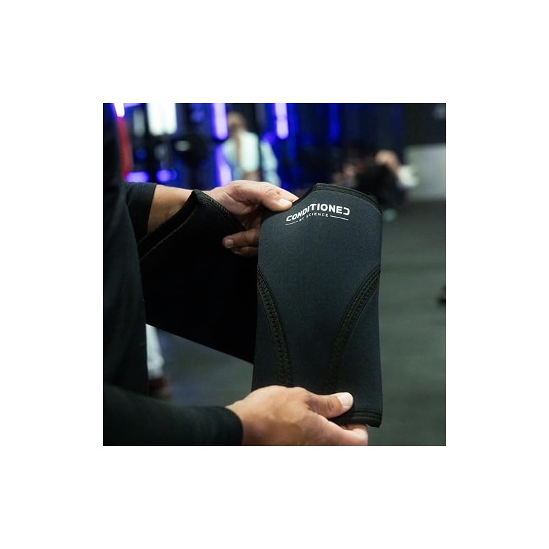 Conditioned By Science Premium Elbow Sleeves, Neoprene Compression, 7mm, Pair