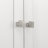 homdiy 10 Pack Cabinet Knobs Brushed Nickel Drawer Knobs -