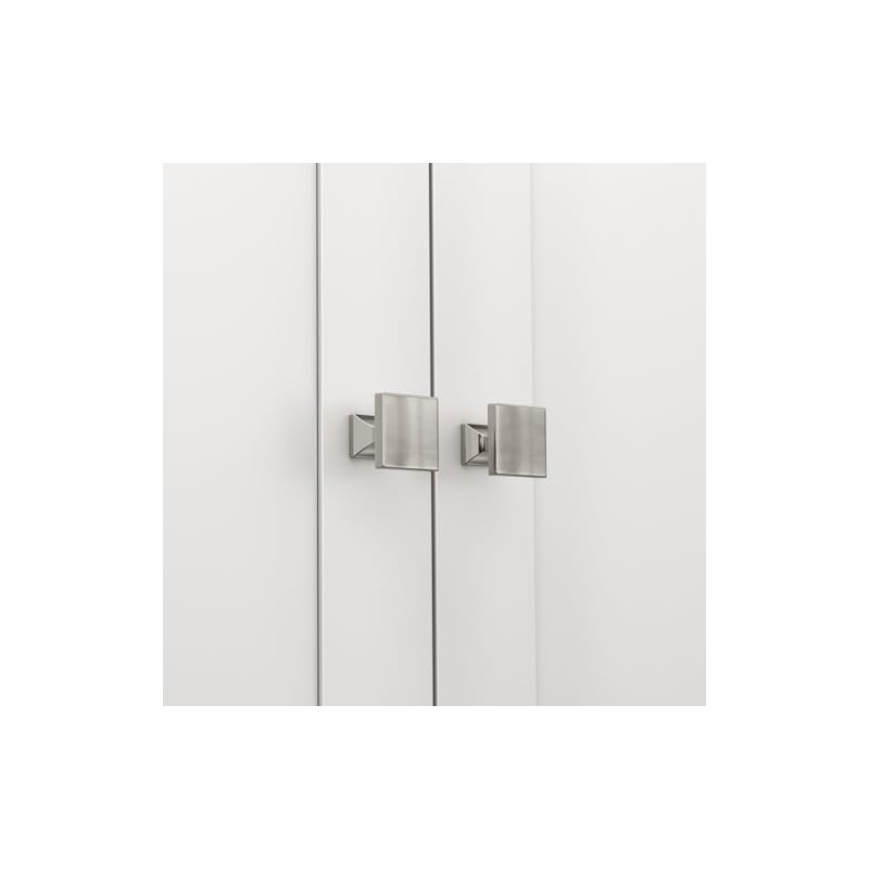 homdiy 10 Pack Cabinet Knobs Brushed Nickel Drawer Knobs -