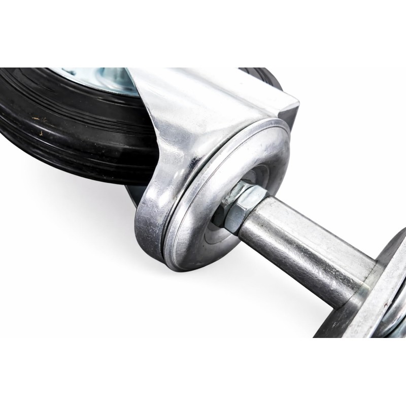 Tech Team #00884 8-Inch Spring-Loaded Gate Caster – Heavy Duty