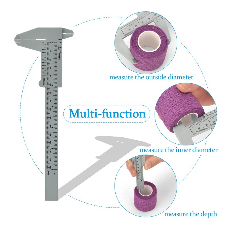 ATOMUS 1pc Large Vernier Calipers 8pcs Mini Vernier Calipers Vernier