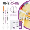 ONE-CARE Syringes 1 ml/cc, 31G x 5/16’’ (8mm), Orange Cap,