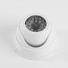 Round Dummy Surveillance Camera (White) / For Security & Deterrence Dummy CCTV 13ea