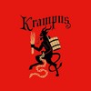CafePress Krampus Round 4" MDF Holiday Ornament