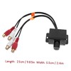 Mikinona RCA Audio Level Controller for Car Volume Amplifier Dual