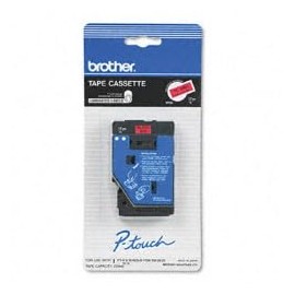 1/2" (12mm) Black on RedTC Tape for Brother PT-150, PT150 Label Maker