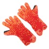 2pcs Soccer Gloves Nylon Polyurethane Fiber Latex Breathable Strong Grip