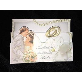 Party Supplies Hermosas Invitaciones para mi Boda x12