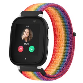 Oumida Children's Nylon Bracelets Compatible with Xplora X6 Bracelet, Kids Smartwatch Watch Straps, Adjustable Strap with Velcro Fastening, Soft Replacement Strap for Girls Boys for Xplora X6 Play