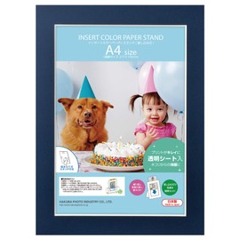 Hakuba MICPS-A4NV Insert Color Paper Stand, A4 Size, Navy