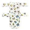 Junior Joy Newborn Baby Printed Bodysuits White, 100% Cotton, Super