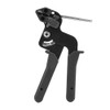 Black Cable Tie Gun Stainless Steel Ties Automatic Tensioner Cutter
