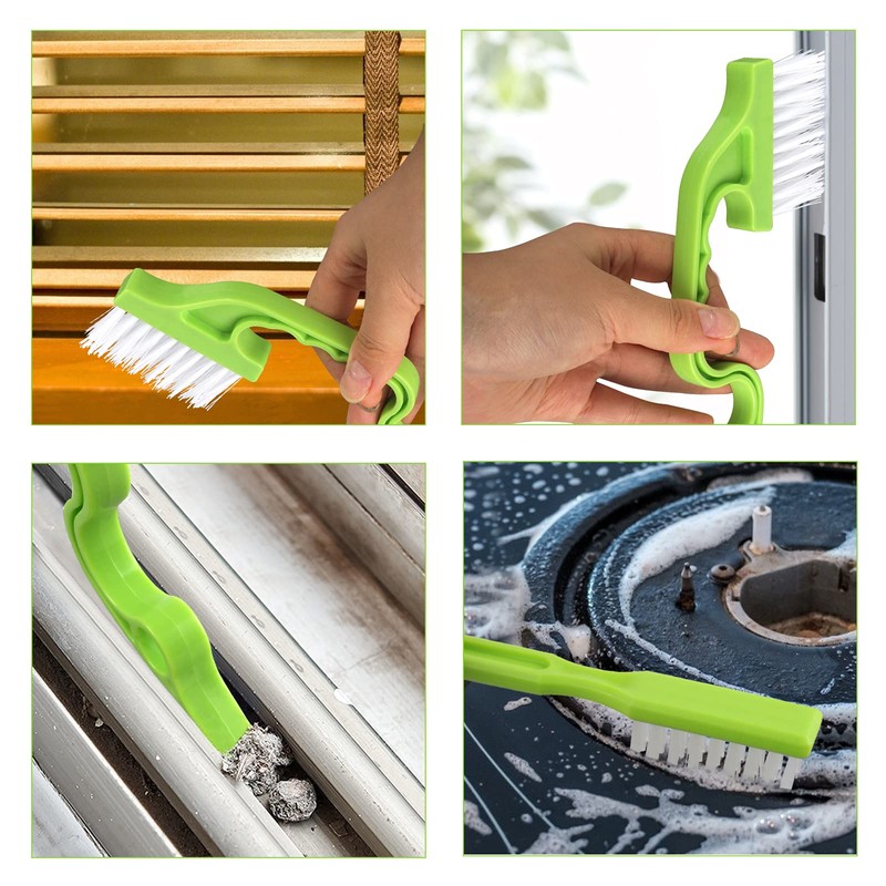 Paquete de 8 cepillos limpiadores de lechada, Herramientas de Limpieza