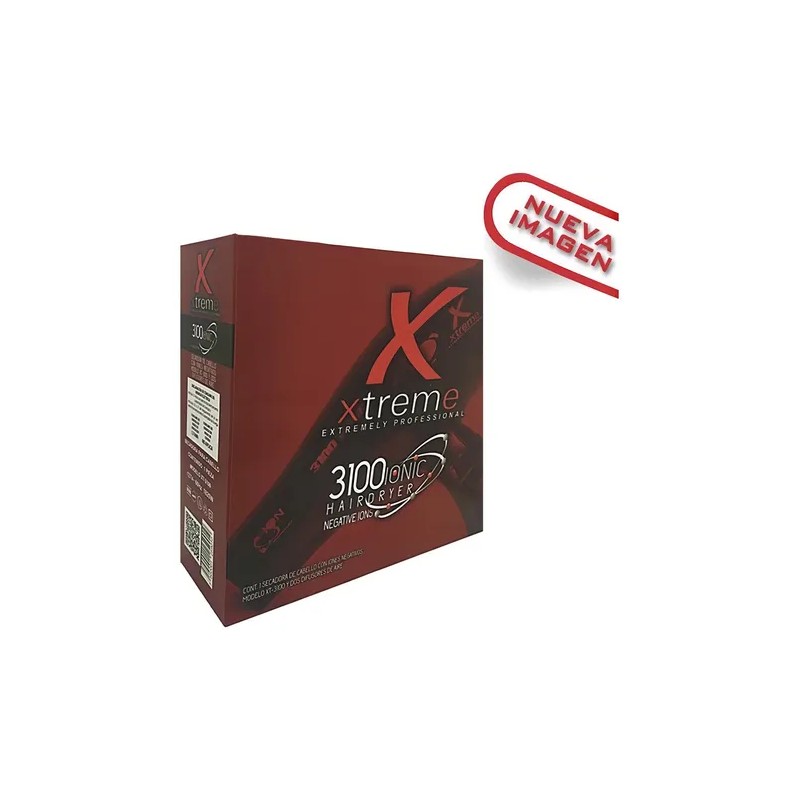 Secadora De Cabello 3100 Con Iones Negativos Xtreme