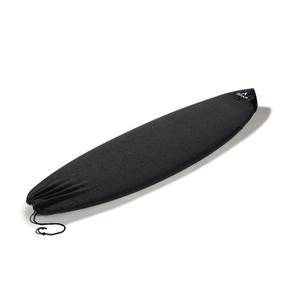 Surfboard ROAM Eco Hybrid Fish 6.6 Grey Board Sock Bag