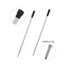 MengRan 4.5'' Ballpoint Ink Pen Refills for Twist Pens,1mm Medium