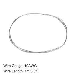sourcing map 16 Gauge Resistance Wire Wrapping 3.3ft Nichrome Heating Resistor Wires