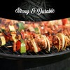 ThinkBamboo Premium 5mm Thick Sharp Point Bamboo Kebab Skewers 10"