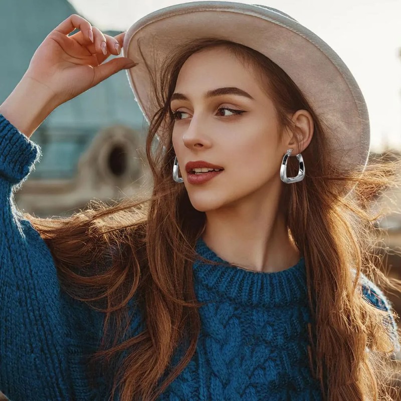 Aretes De Plata 30 Pares Pendientes Arracadas Redondo