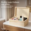 Creative Deco Wooden Box with Lid, 30 x 20 x
