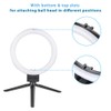 AW 8inch Dimmable LED Ring Light 5500K with Phone Holder