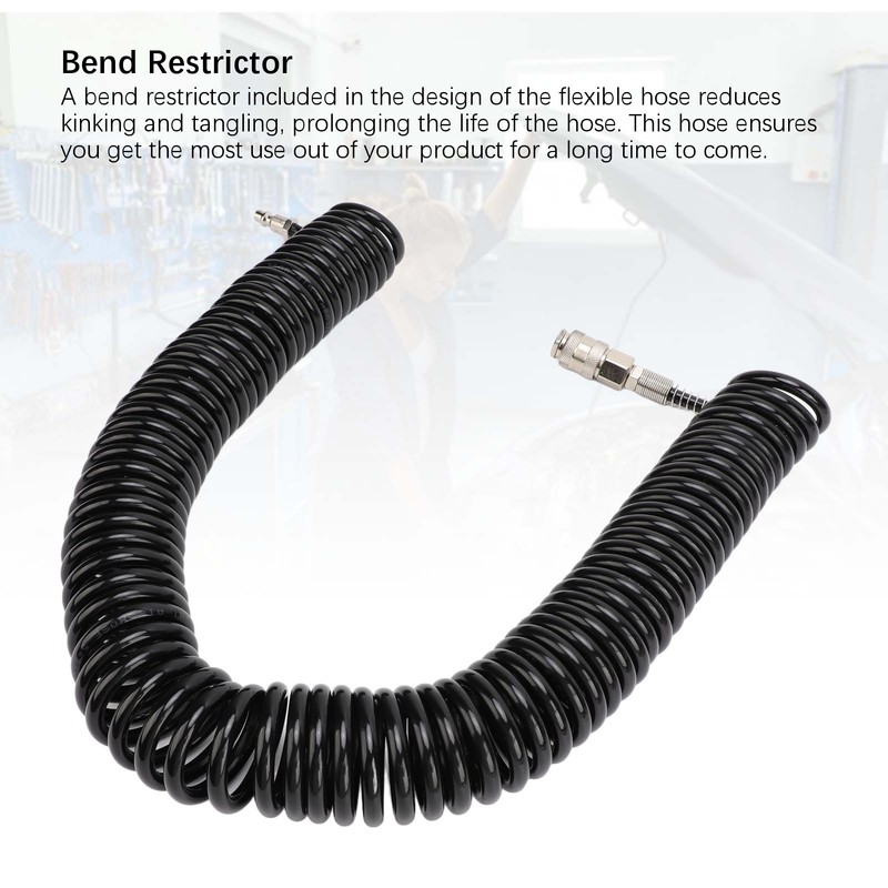 Recoil Air Hose 12m Tangling Resistant Recoil Air Compressor Hose