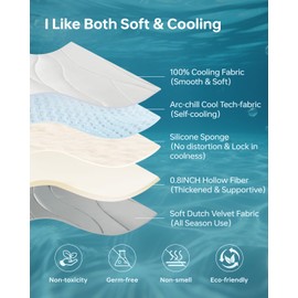 BABTGREAT Dog Cooling Mat, 59" x 40" Reversible Self-cooling Mat for X-Large Dogs, Washable Non-Toxic Cool Pad for Pets 2.0 Summer Pet Cooling Pad for Crate Kennel Sofa Floor Outdoor Portable Grey