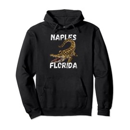 Retro Naples Florida Apparel Pullover Hoodie