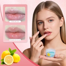 Set de 8 bálsamos labiales con sabor a frutas, Set de bálsamo labial hidratante natural, rico en aceite de coco y vitamina E, Hidratación de larga dur