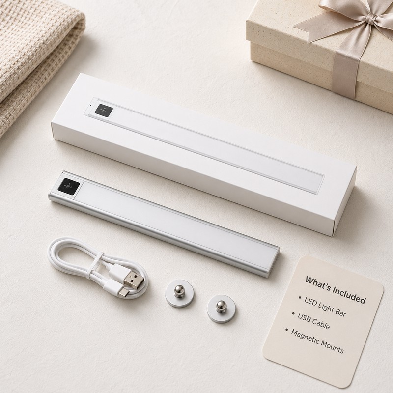 Rechargeable LED Cabinet Light for Indoor Spaces – Ultra-Thin Motion