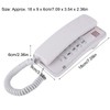 Wall Mount Landline Telephone Extension No Caller ID Home Phone