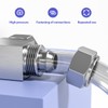 Bwintech 5 Pcs 10mm 3 Way Tee Push to Connect
