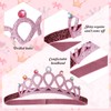 Abeillo 6 Pieces Princess tiara Sparkling Baby Girls Crown Tiara