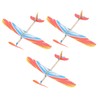 ibasenice Elastic Band Aeroplane 3 Pieces DIY Creative Plane Model