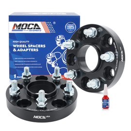 MOCA 2PCS 25mm Wheel Spacers 5x114.3mm Bolt Pattern 64.1mm Hub fit 1995-2022 for Honda CR-V/Accord/Civic/BR-V/HR-V/CR-Z/Element/Odyssey/Pilot, 1996-2022 for Acura RDX/ILX/TLX/TSX/MDX/RL/RSX/TL/CL/CSX