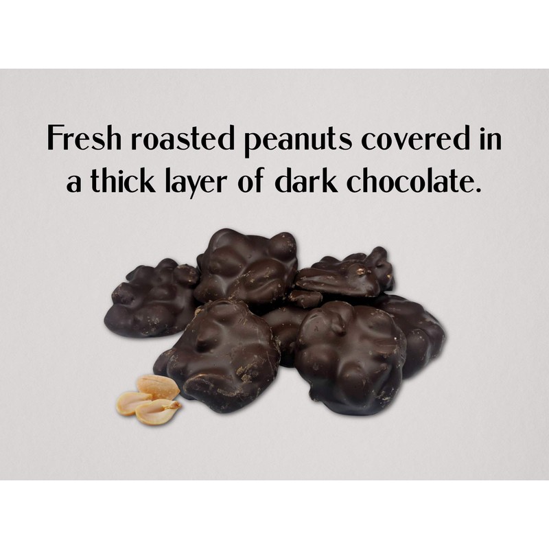 Goodland Farms Dark Chocolate Peanut Clusters, 2 Pounds - Wholesale