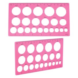 PH PandaHall 2pcs Acylic Safety Eye Attaching Tool, 10-30mm Auxiliary Tool for Attaching Safety Eyes and Washers Eye Measure Sizer Eyeball Insertion Tools for Crochet Stuffed Animal Eyes