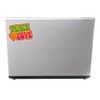 2 x 10cm Peace Love Sticker Decal Symbol Hippy Camper