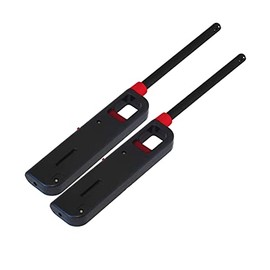 Vezee Fuel Included Handi BBQ Grill Click Flame Long Stem Lighter Refillable Butane Gas Candle Fireplace Kitchen Stove Wind Resistant Red