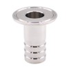 Beduan 1.5" Tri Clamp to 3/4" Barb Fitting Stainless Sanitary