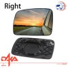 Unbranded New RH Passenger Side Mirror Glass with Heated Fit