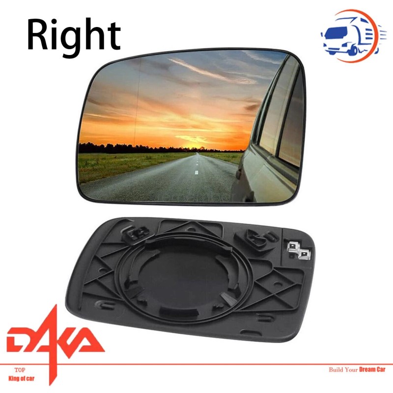 Unbranded New RH Passenger Side Mirror Glass with Heated Fit