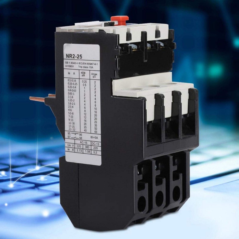 Thermal Overload Relay, Thermal Overload Relay BR2-25 Electric Adjustable Motor