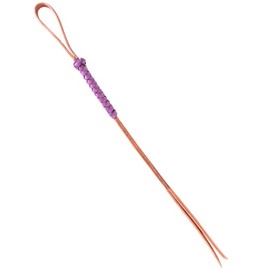 Martin Saddlery Harness Hand Quirt with Lace Accents Purple 26.5in