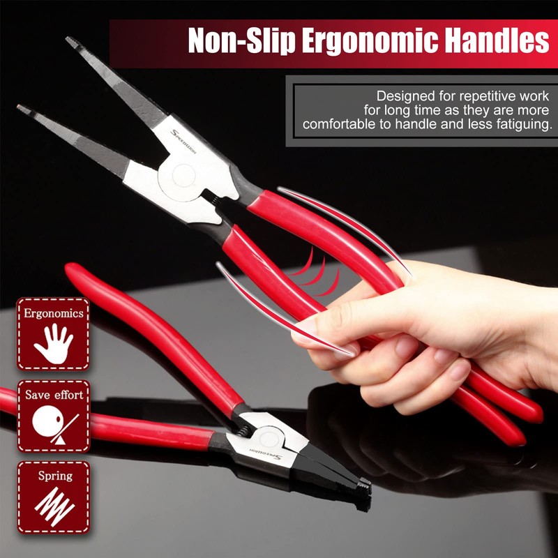 SPEEDWOX 2 Pcs Special Ring Retaining Ring Pliers Set Lock