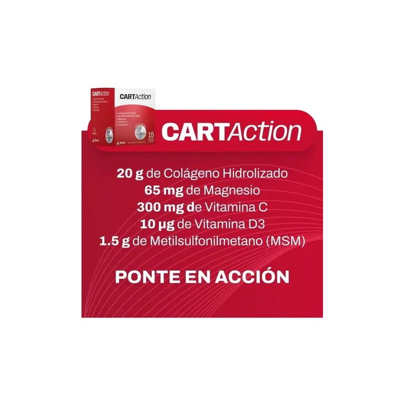 Cartaction Suplemento Alimenticio Sobres Sabor